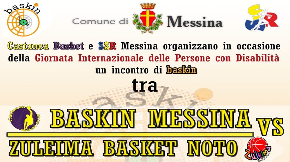 Domeica 2 Dicembre il baskin si presenta a Messina !