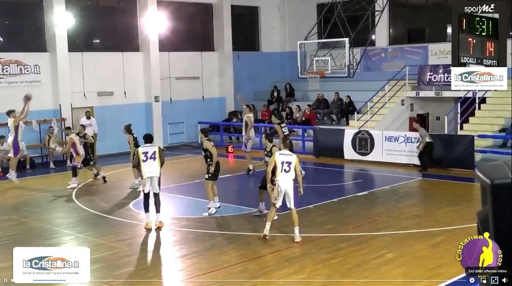 Il Castanea Basket fa suo il derby con la Fortitudo.