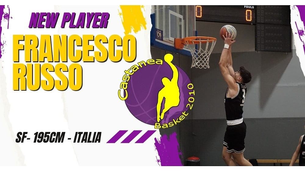 Un under per il Castanea Basket: firmata la giovane promessa Francesco Russo 