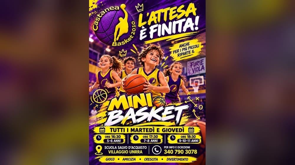 L’ATTESA È FINITA! IL MINI BASKET CASTANEA RIPARTE ANCHE NELLA ZONA SUD DI MESSINA! 